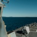 Delbert D. Black Transits the Strait of Gibraltar.