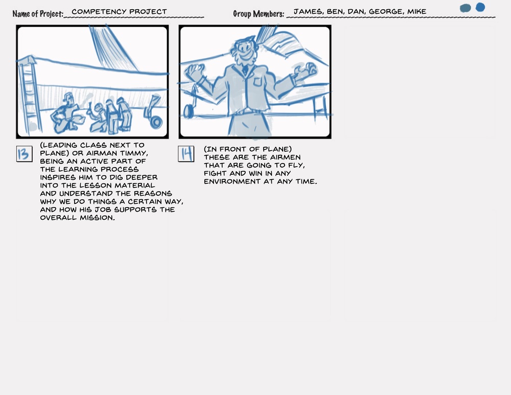 AETC Core Competency Video Storyboards #3