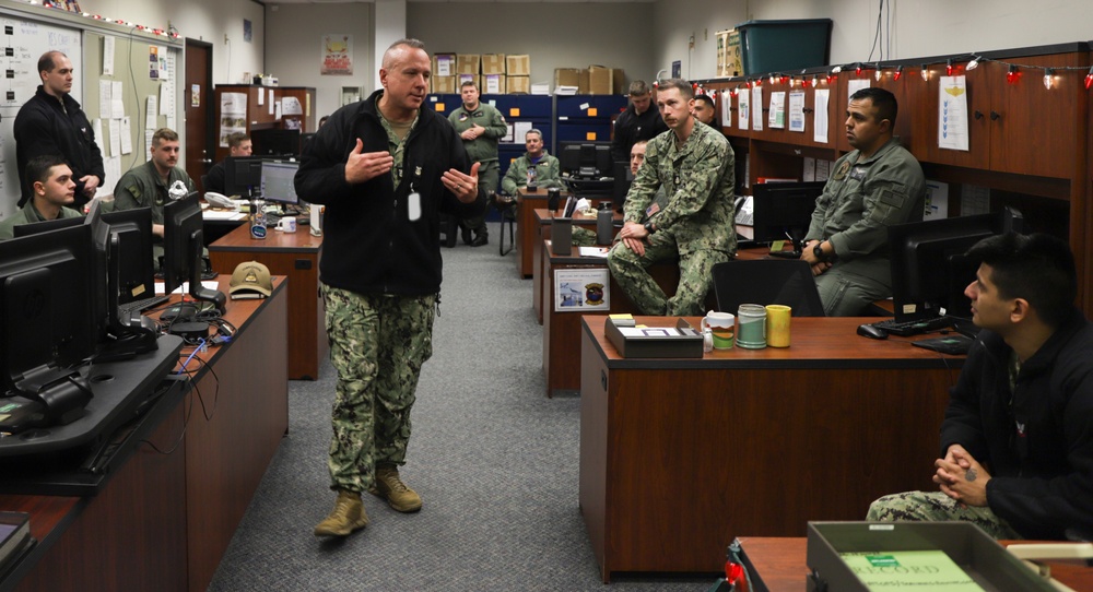 TACAMO Sailors Welcome FORCM Haka to Tinker AFB
