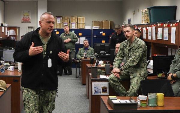 TACAMO Sailors Welcome FORCM Haka to Tinker AFB