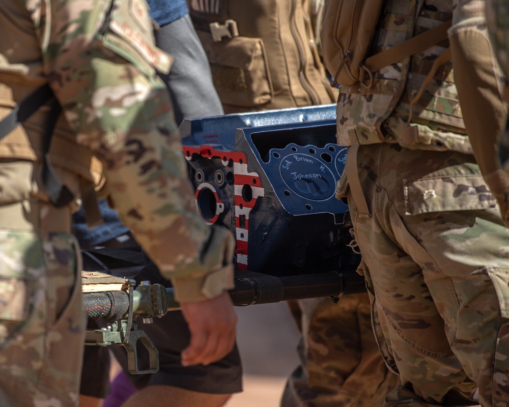 AB 201 honors GUNDAM 22 with memorial ruck