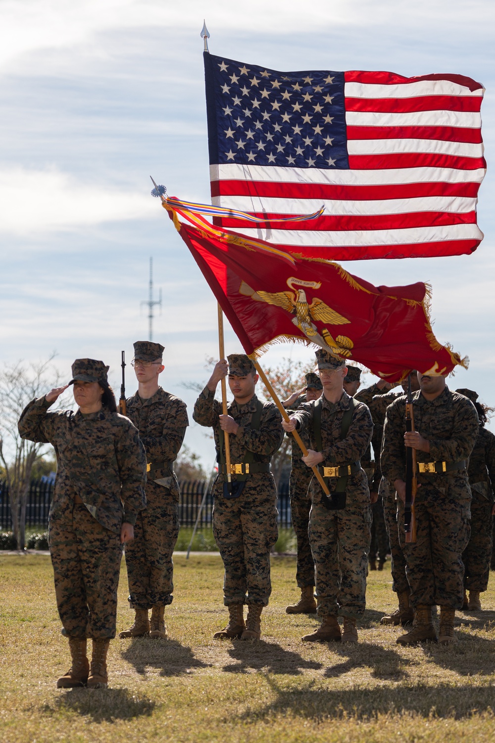 Iron Sharpens Iron | Sgt. Maj. Michelle Hill relinquished post to Sgt. Maj. Kabiru Labaran as Senior Enlisted Advisor of Headquarters Battalion