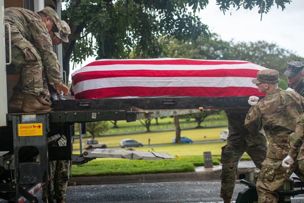 DPAA conducts WWII disinterment