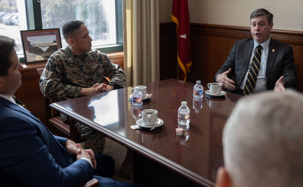 Rex Organization leadership visit Marines at Marine Corps Support Facility New Orleans