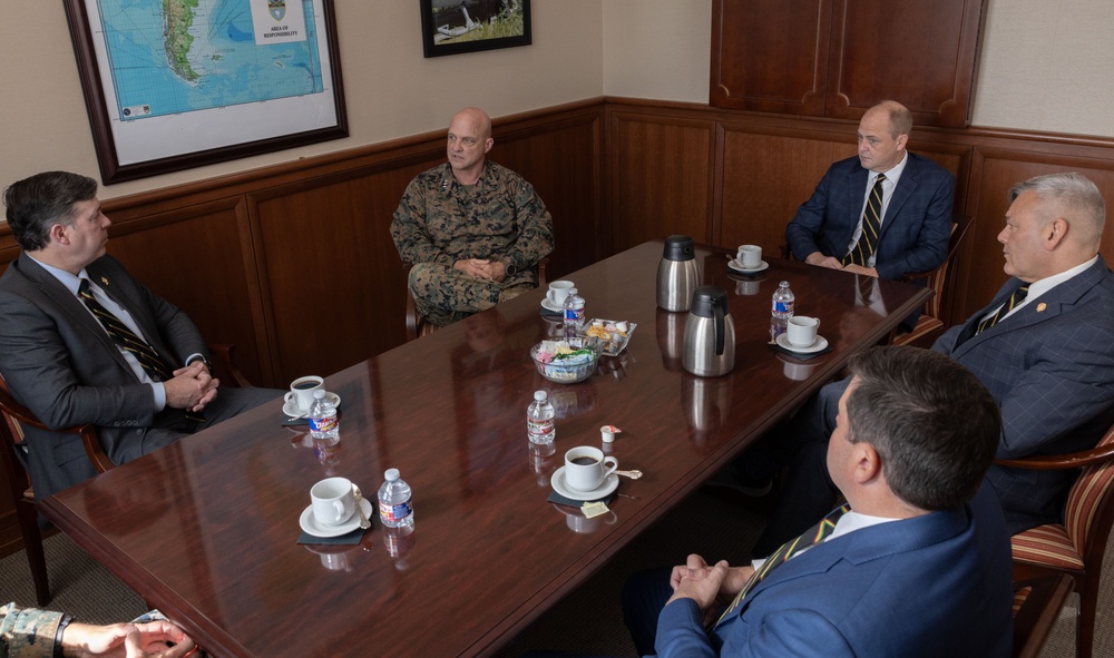 Rex Organization leadership visit Marines at Marine Corps Support Facility New Orleans