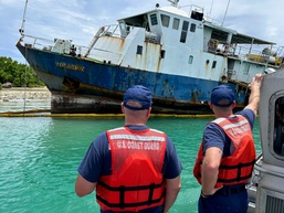 U.S. Coast Guard responds to grounding of M/V Voyager