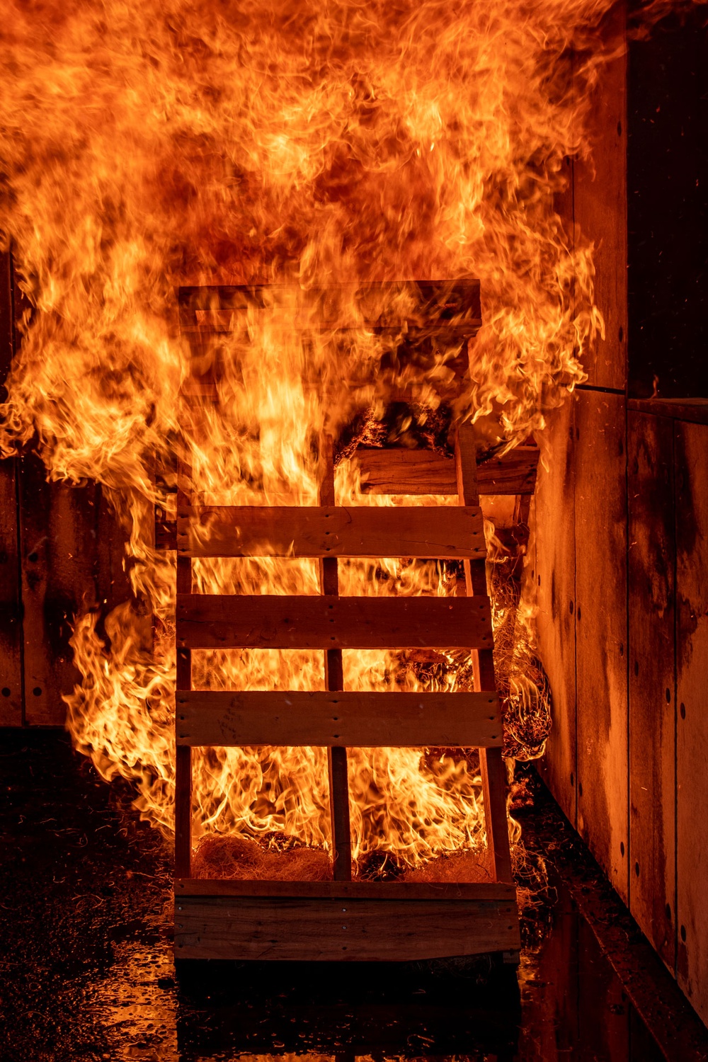 137th SOW and 507th CES conduct joint fire training at Tinker AFB