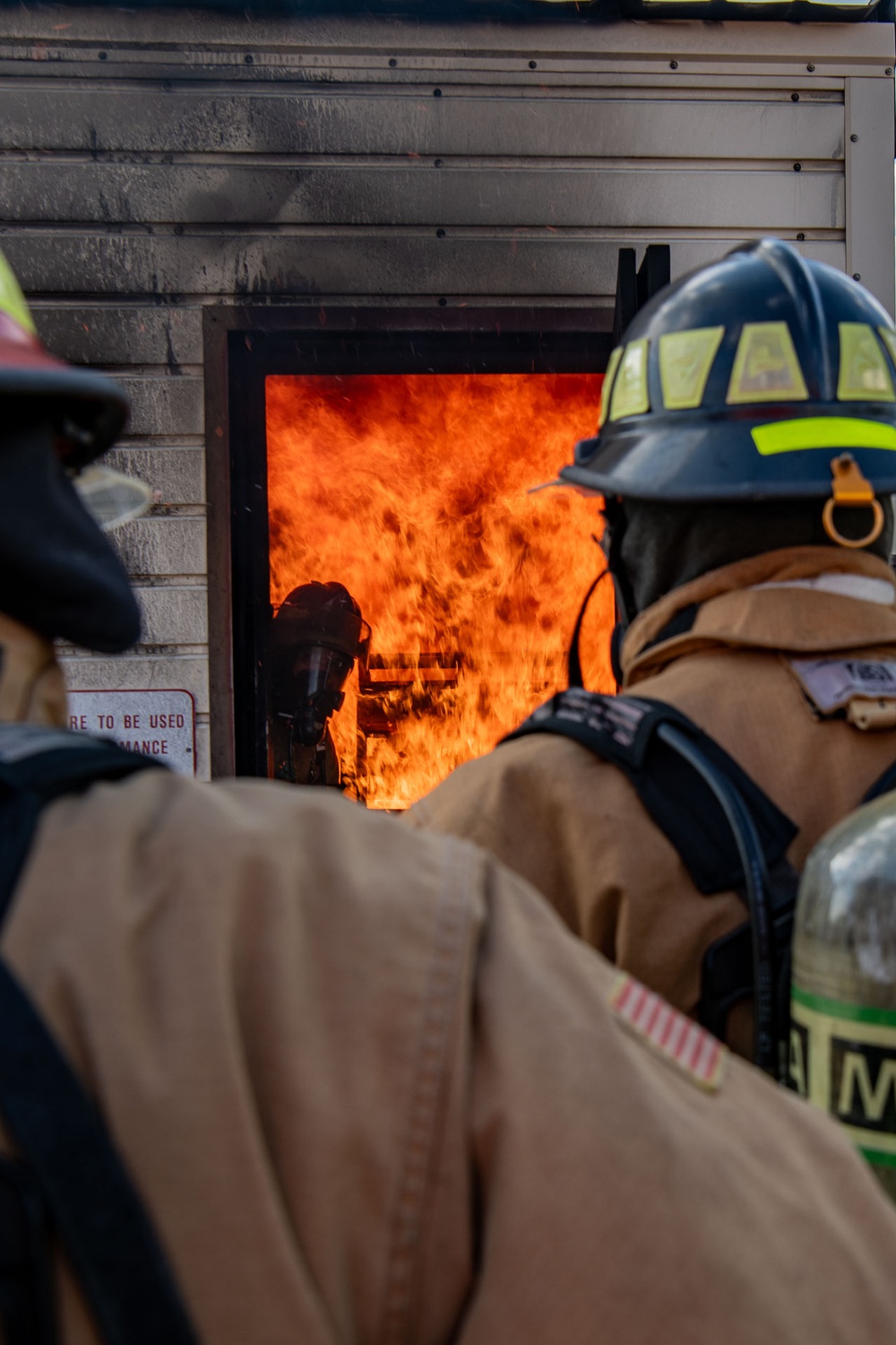 137th SOW and 507th CES conduct joint fire training at Tinker AFB