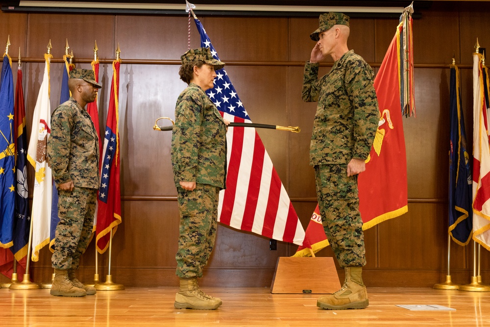 4th Marine Logistics Group hosts sergeant major relief and appointment ceremony