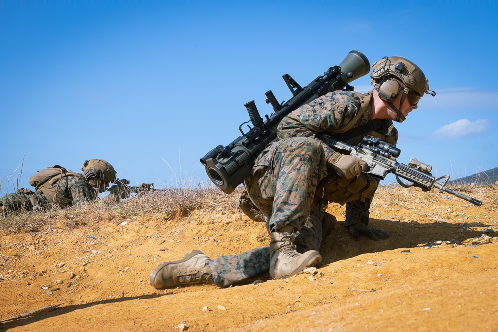 Battalion Landing Team 1/1 conducts Squad Attack Exercise