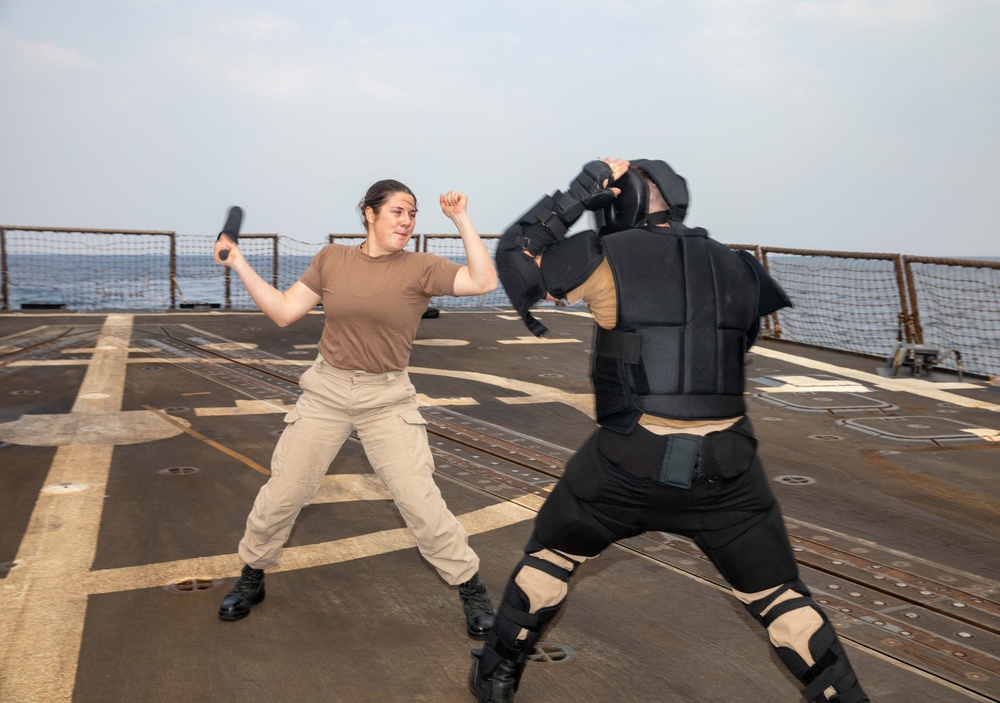 Gravely Sailors Complete OC Spray Course