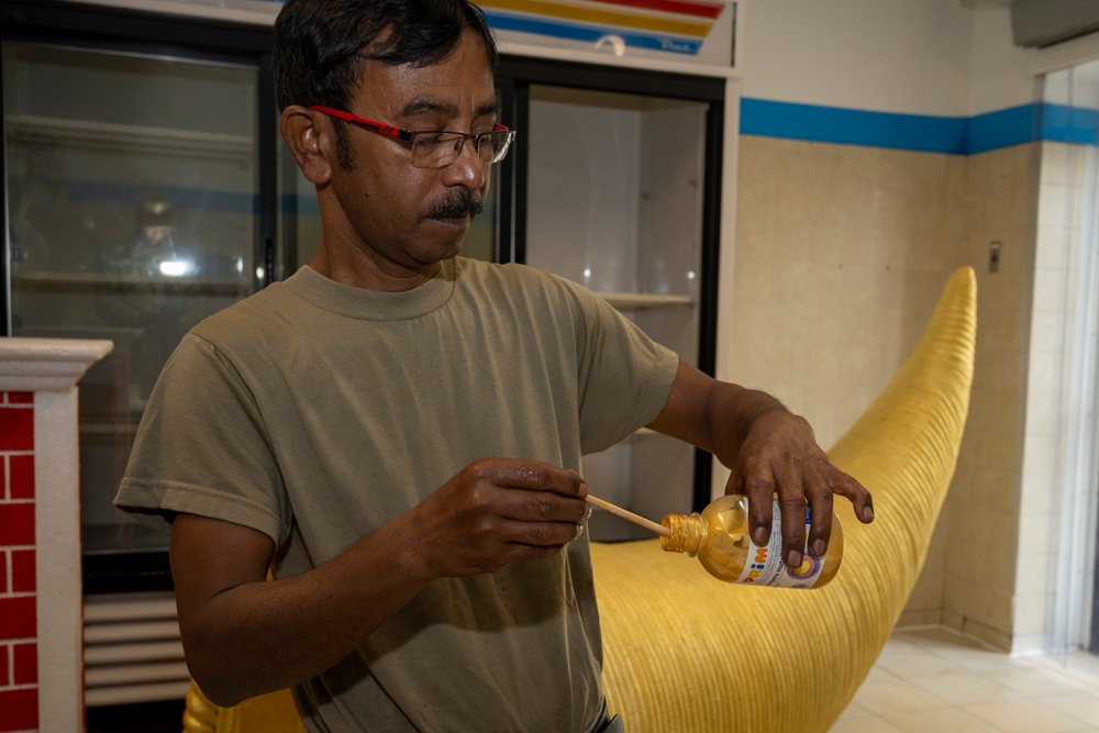 Food Service Worker Susanta Biswas Spreads Holiday Cheer