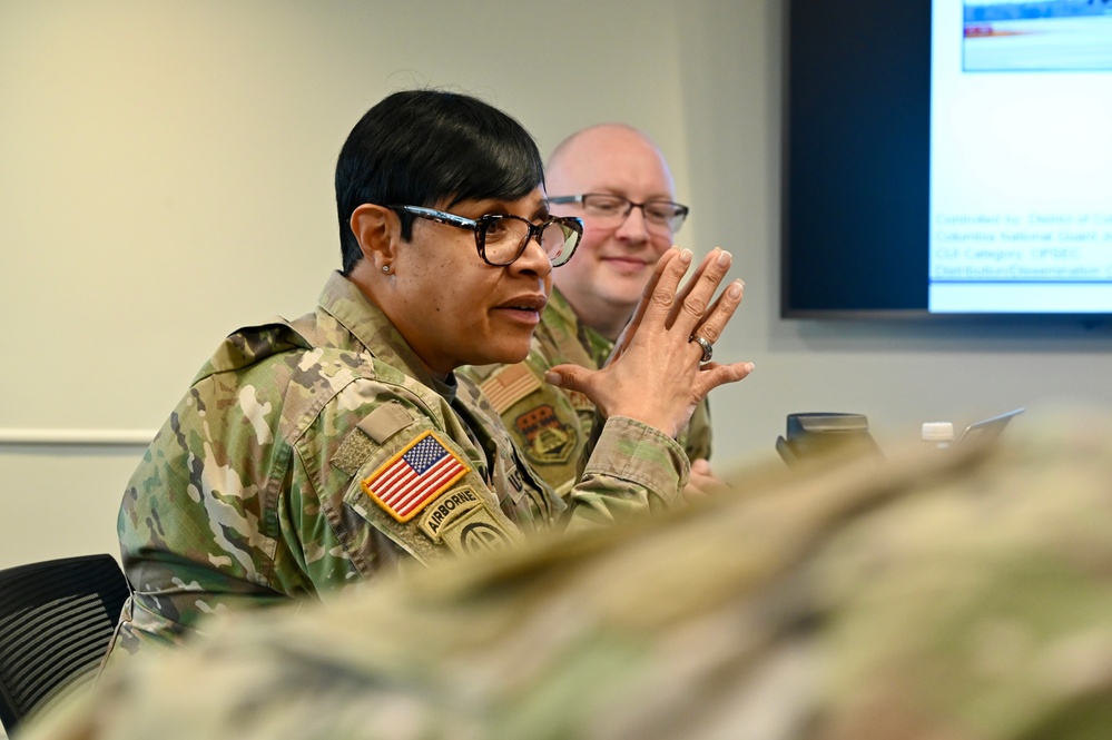 JTF-NCR CSM learns D.C. National Guard capabilities