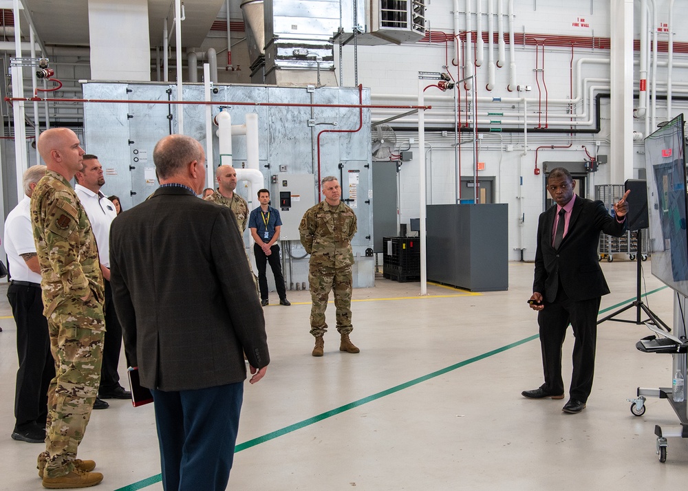 97th Air Mobility Wing Leadership Tours the Oklahoma City Air Logistics Complex