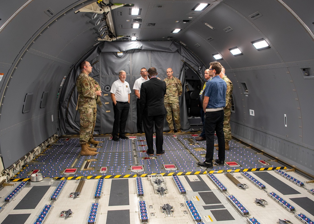 97th Air Mobility Wing Leadership Tours the Oklahoma City Air Logistics Complex