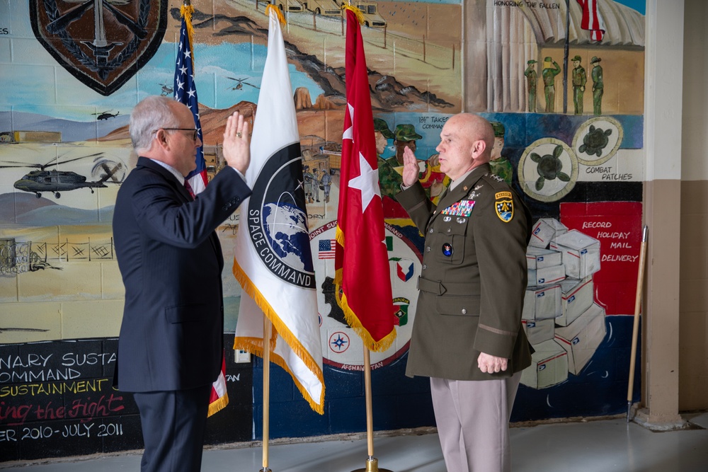 Promotion Ceremony of Thomas L. James to Lieutenant General