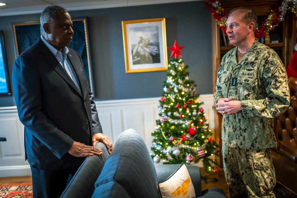 SECDEF Visit to USS Gerald R. Ford (CVN 78)