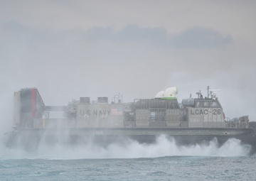 LCAC departs well deck of USS New York (LPD-21)