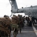 U.S. Marines disembark USS New York (LPD-21) via CH-53E Super Stallion