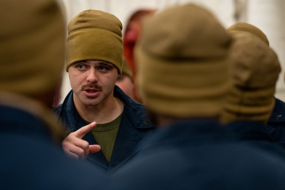 U.S. Marine Corps 24th MEU Combat Cargo aboard the USS New York (LPD-21)