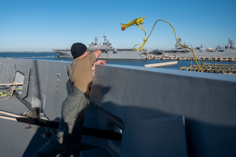 USS New York (LPD-21) Sea and Anchor Detail