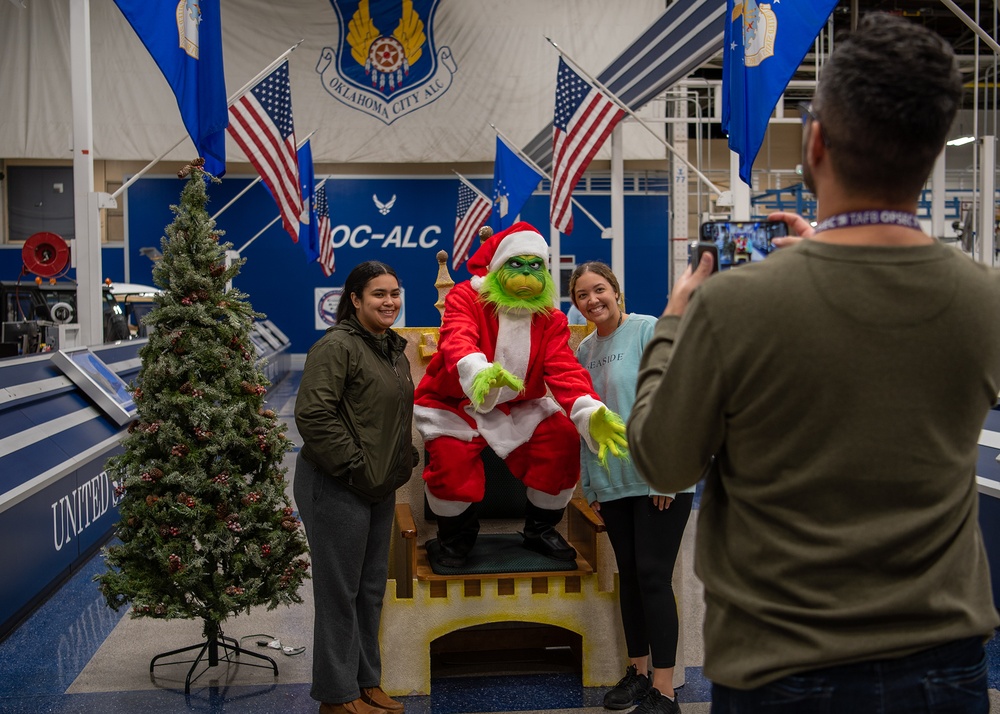 The Grinch Arrives at the Oklahoma City Air Logistics Complex