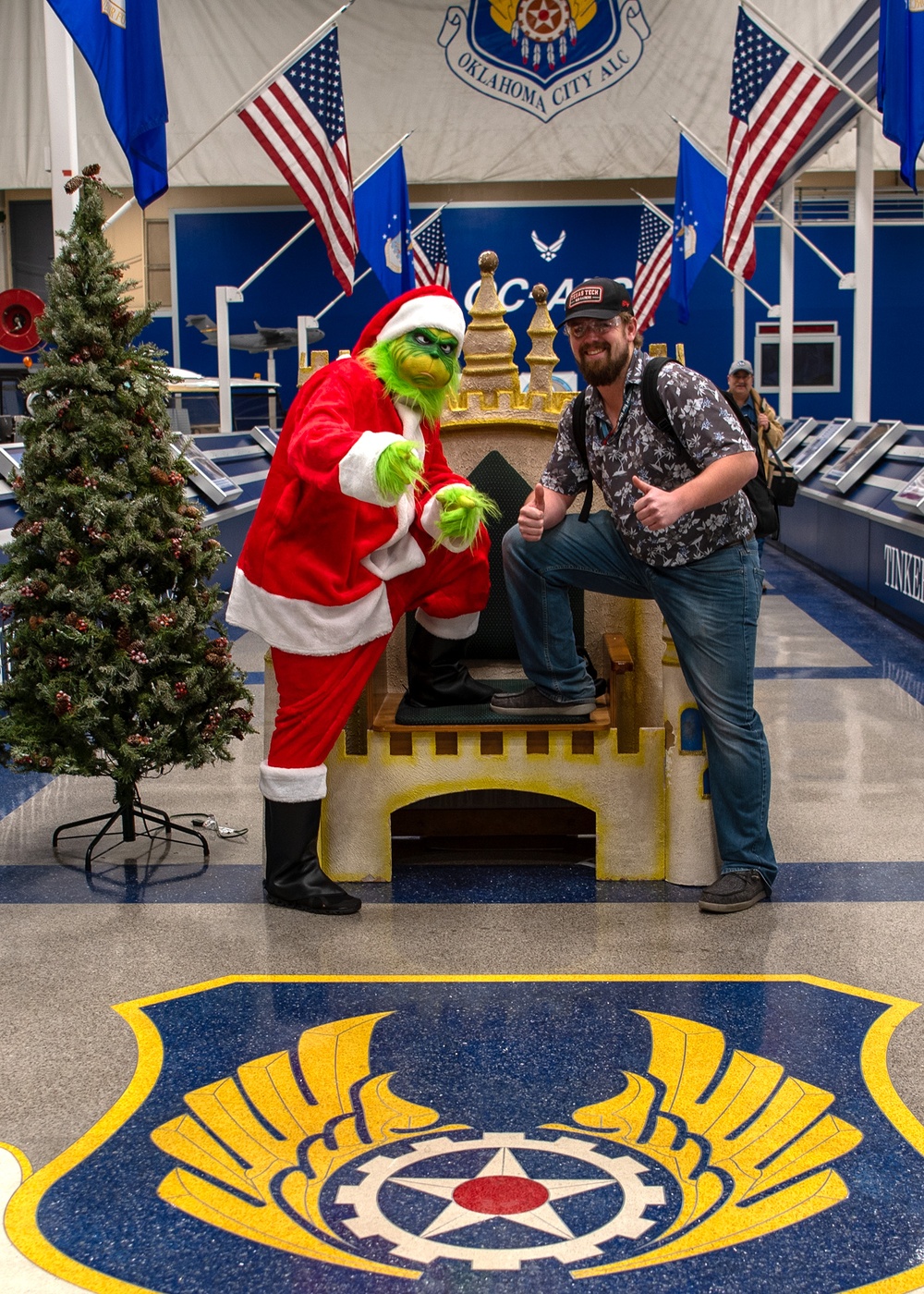 The Grinch Arrives at the Oklahoma City Air Logistics Complex
