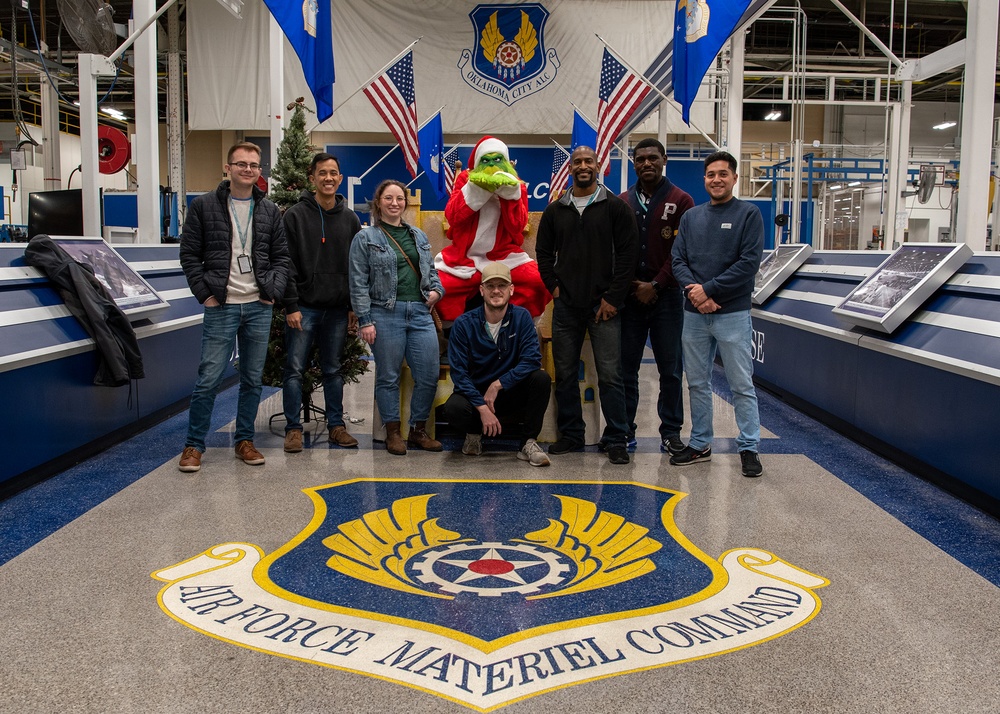The Grinch Arrives at the Oklahoma City Air Logistics Complex