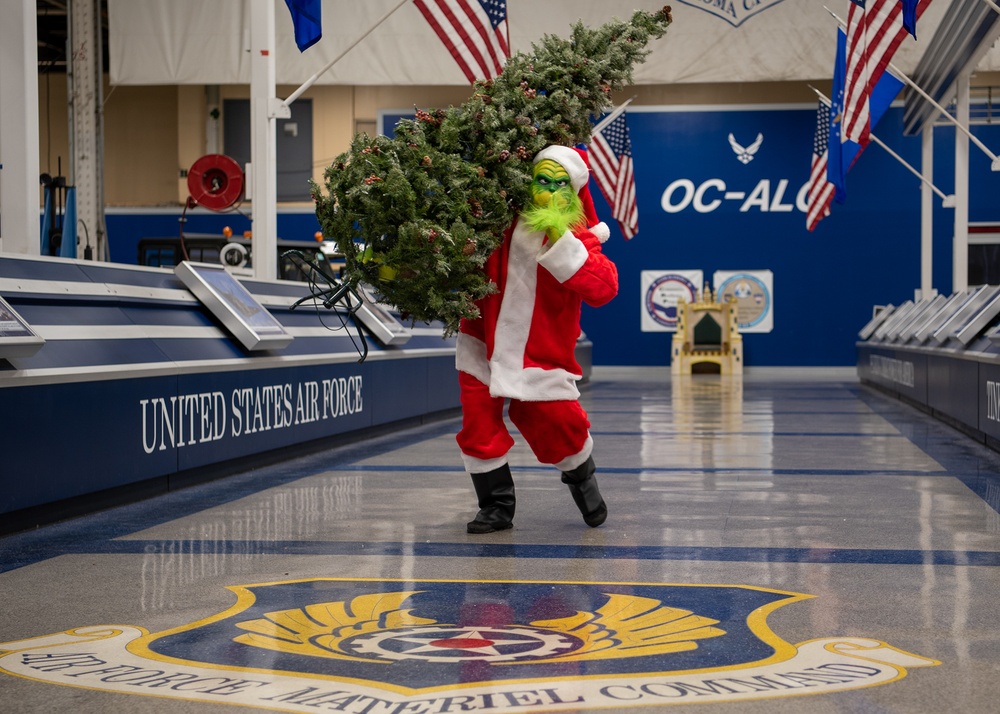 The Grinch Arrives at the Oklahoma City Air Logistics Complex