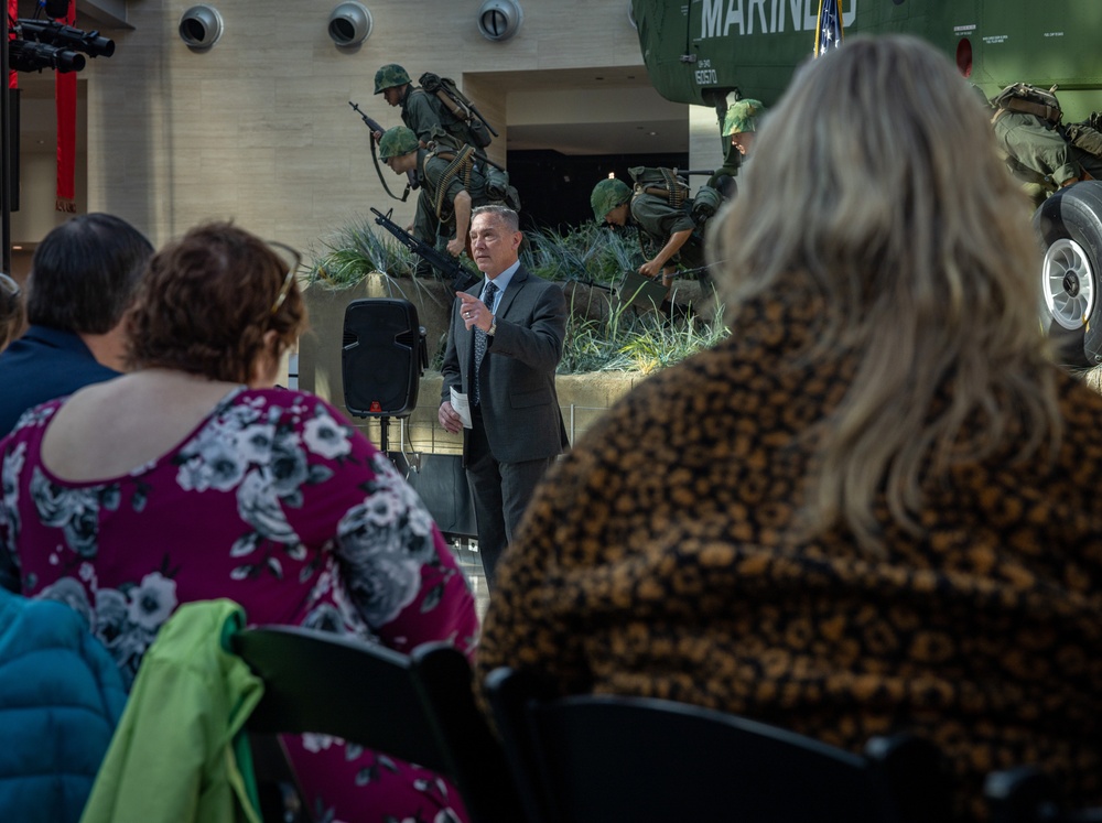 James Miller retirement ceremony at the National Museum of the Marine Corps