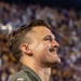 Coast Guard Aircrew conducts flyover at LSU Tiger Stadium