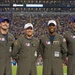 Coast Guard Aircrew conducts flyover at LSU Tiger Stadium