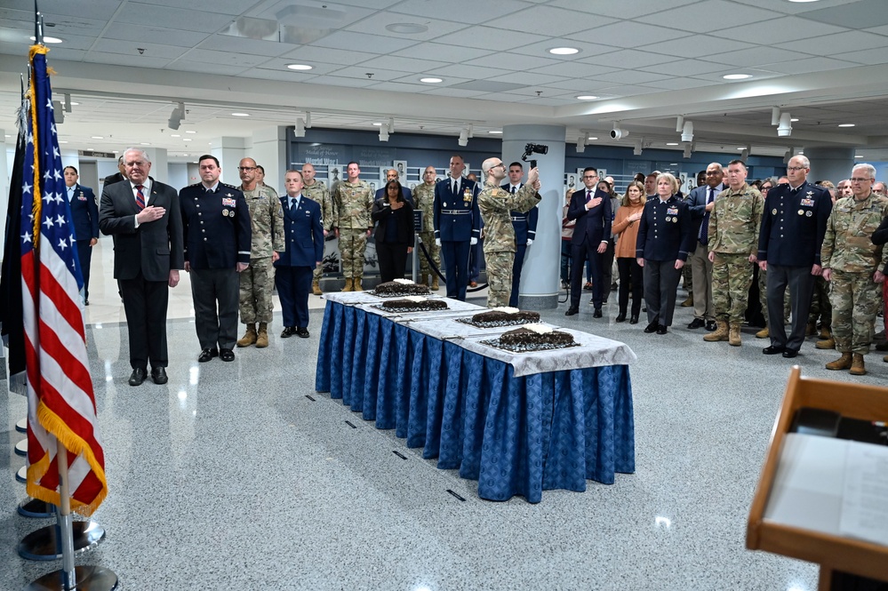 CSO Saltzman hosts USSF 4th birthday celebration