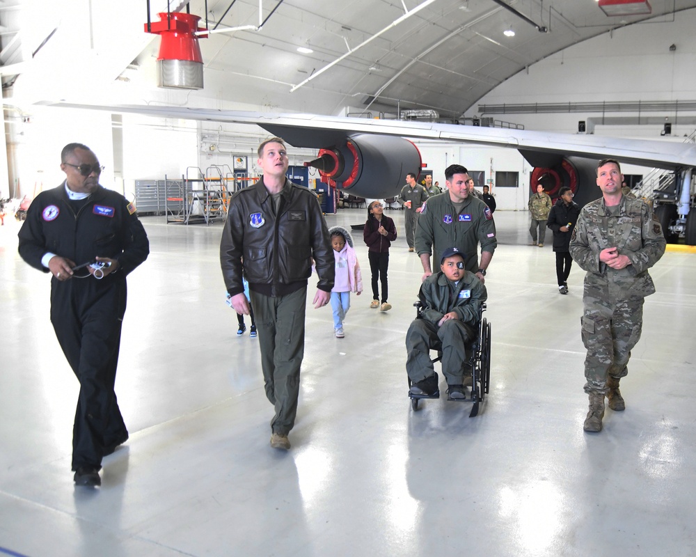 &quot;Pilot for a Day&quot; Jeremiah Hawkins visits 459th ARW