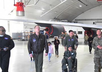"Pilot for a Day" Jeremiah Hawkins visits 459th ARW