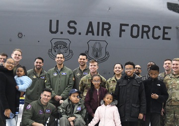 "Pilot for a Day" Jeremiah Hawkins visits 459th ARW
