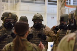 Squadron-wide CBRN training builds readiness