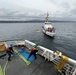 U.S. Coast Guard Cutter Active conducts towing exercise