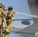 ARFF simulated aircraft fire training