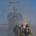 ARFF simulated aircraft fire training