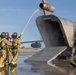 ARFF simulated aircraft fire training