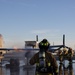 ARFF simulated aircraft fire training