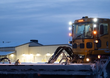 Snow barn clears the way on Eielson AFB