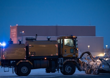 Snow barn clears the way on Eielson AFB