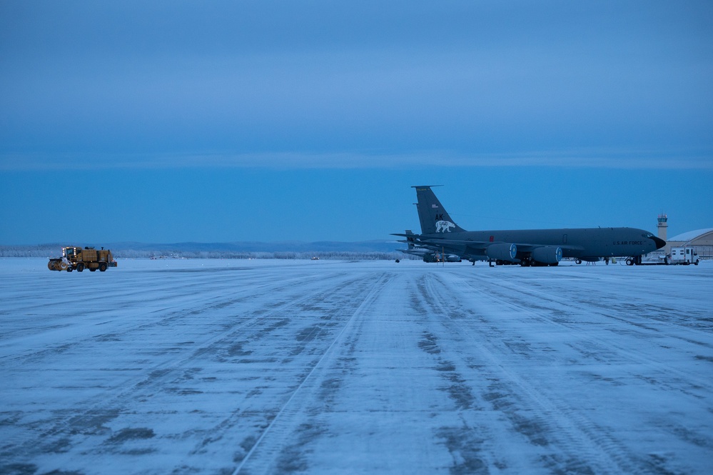 Snow barn clears the way on Eielson AFB