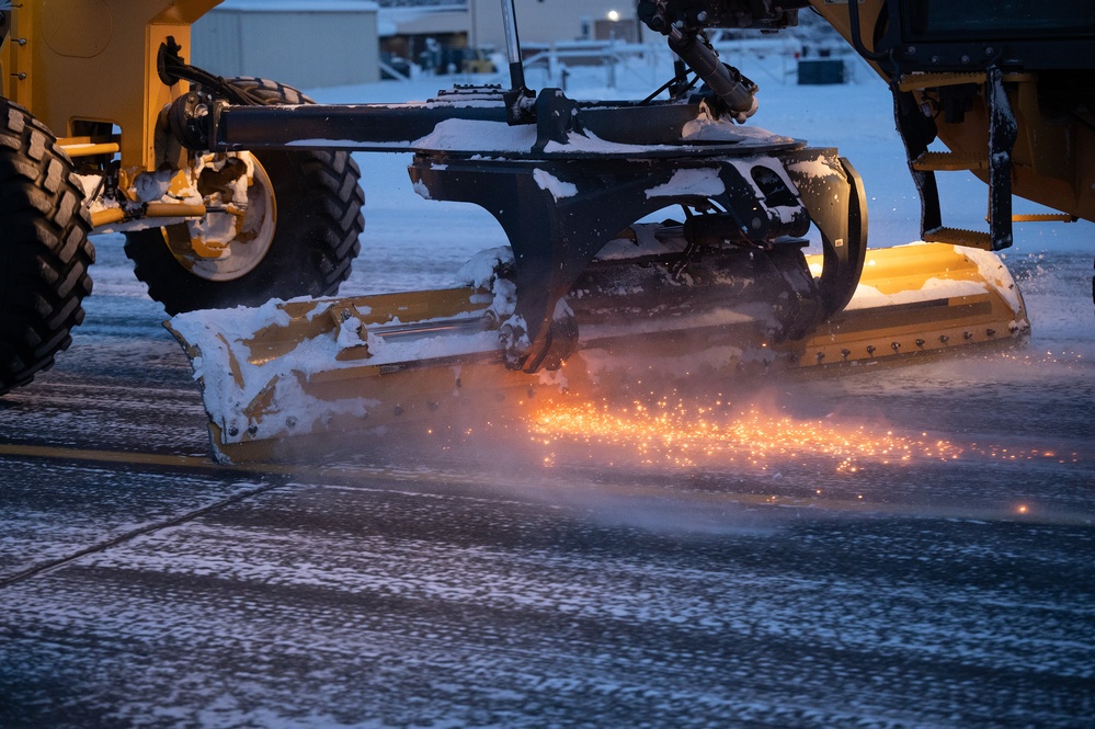 Snow barn clears the way on Eielson AFB