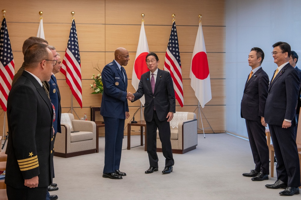 Gen. Charles Q. Brown Jr. Visits Japan