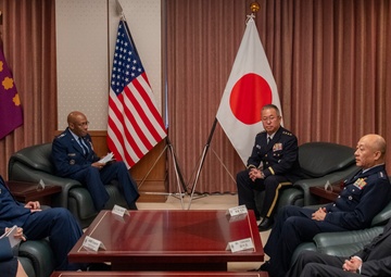 Gen. Charles Q. Brown Jr. Visits Japan