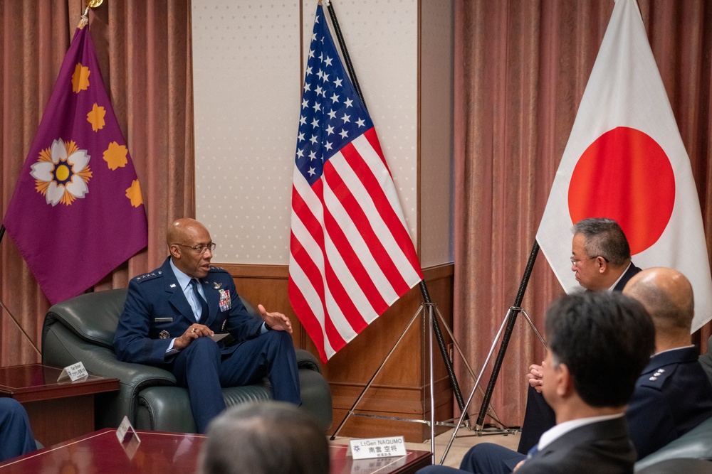 Gen. Charles Q. Brown Jr. Visits Japan