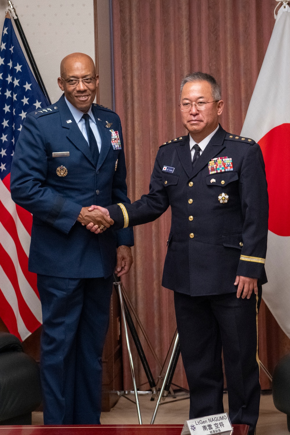 Gen. Charles Q. Brown Jr. Visits Japan